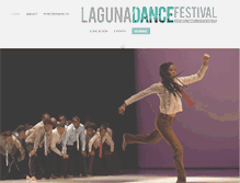 Tablet Screenshot of lagunadancefestival.org
